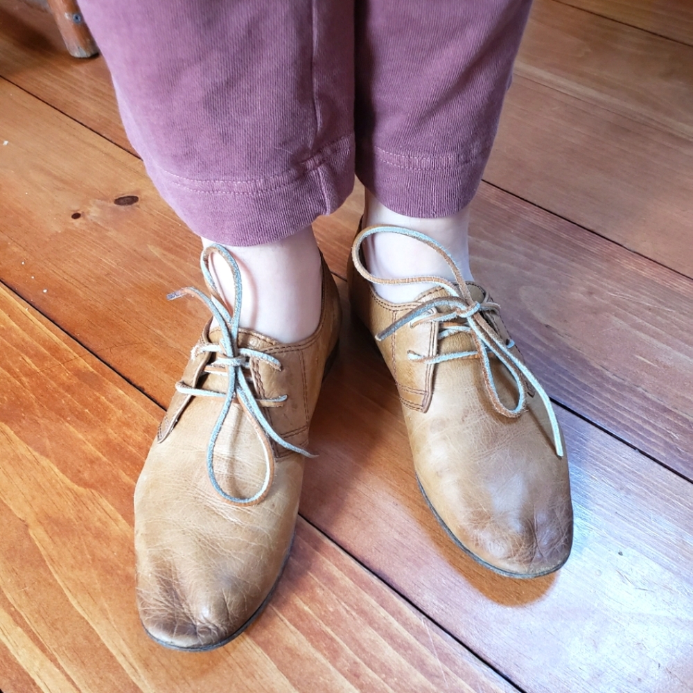 Frye Jillian Oxford leather lace up shoe